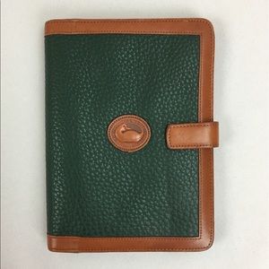 Vintage Dooney & Bourke green planner organizer